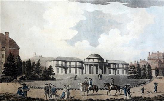 Middleton after Holland His Royal Highness The Prince of Wales Pavilion at Brighthelmstone, 1788, 14 x 21.25in.
